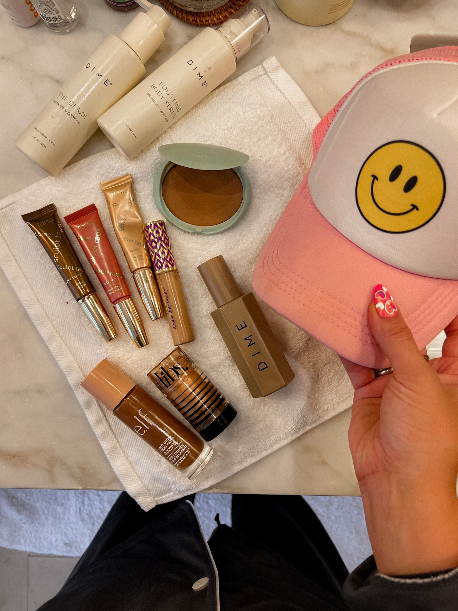 Glowy poolside summer makeup. 
Tarte use BWC20

#LTKunder50 #LTKswim #LTKbeauty