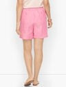 Linen Pull-On Shorts | Talbots