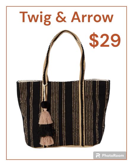 Twig and arrow Tote bag for summer. 

#totes

#LTKfindsunder50 #LTKswim #LTKitbag