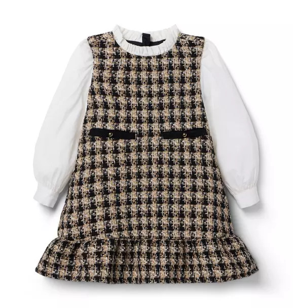 The Tweed Ruffle Dress | Janie and Jack