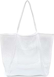 Mesh Beach Tote Womens Shoulder Handbag | Amazon (CA)