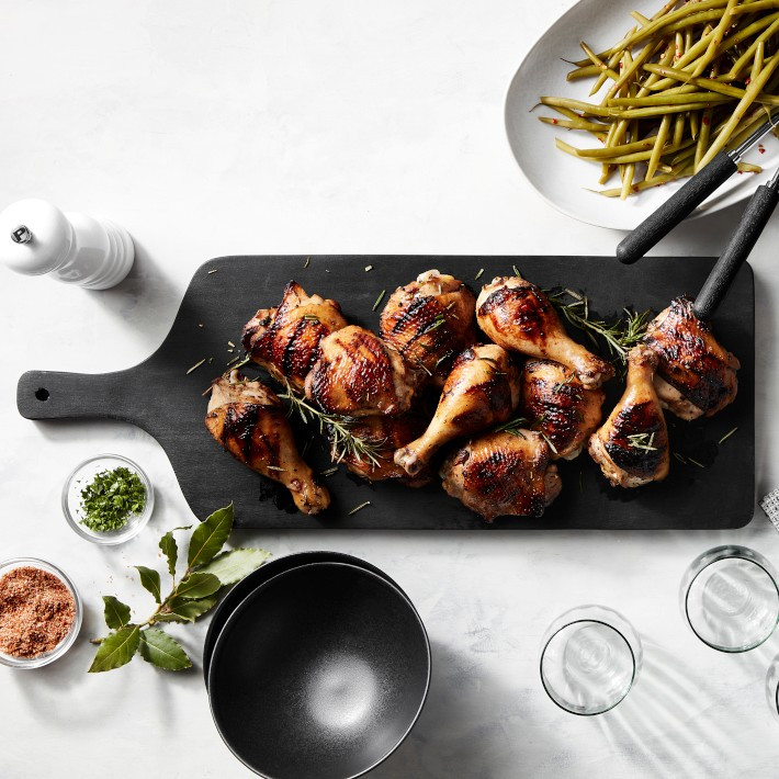 Black Wood Rectangular Cheese Boards | Williams-Sonoma