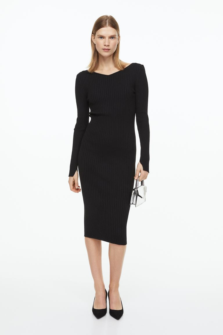 Rib-knit Bodycon Dress | H&M (US + CA)