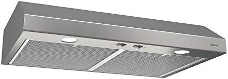 Broan-NuTone BCSD130SS Glacier Range Hood with Light, Exhaust Fan for Under Cabinet, Stainless St... | Amazon (US)