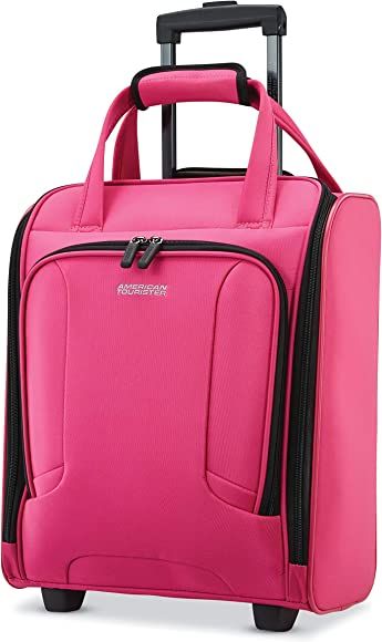 American Tourister 4 Kix Expandable Softside Luggage, Pink, Underseater | Amazon (US)