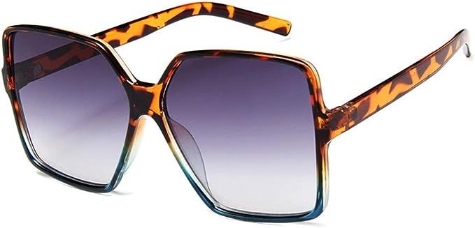 Dollger Oversized Square Sunglasses for Women Big Large Wide Fashion Shades for Men 100% UV Protecti | Amazon (US)