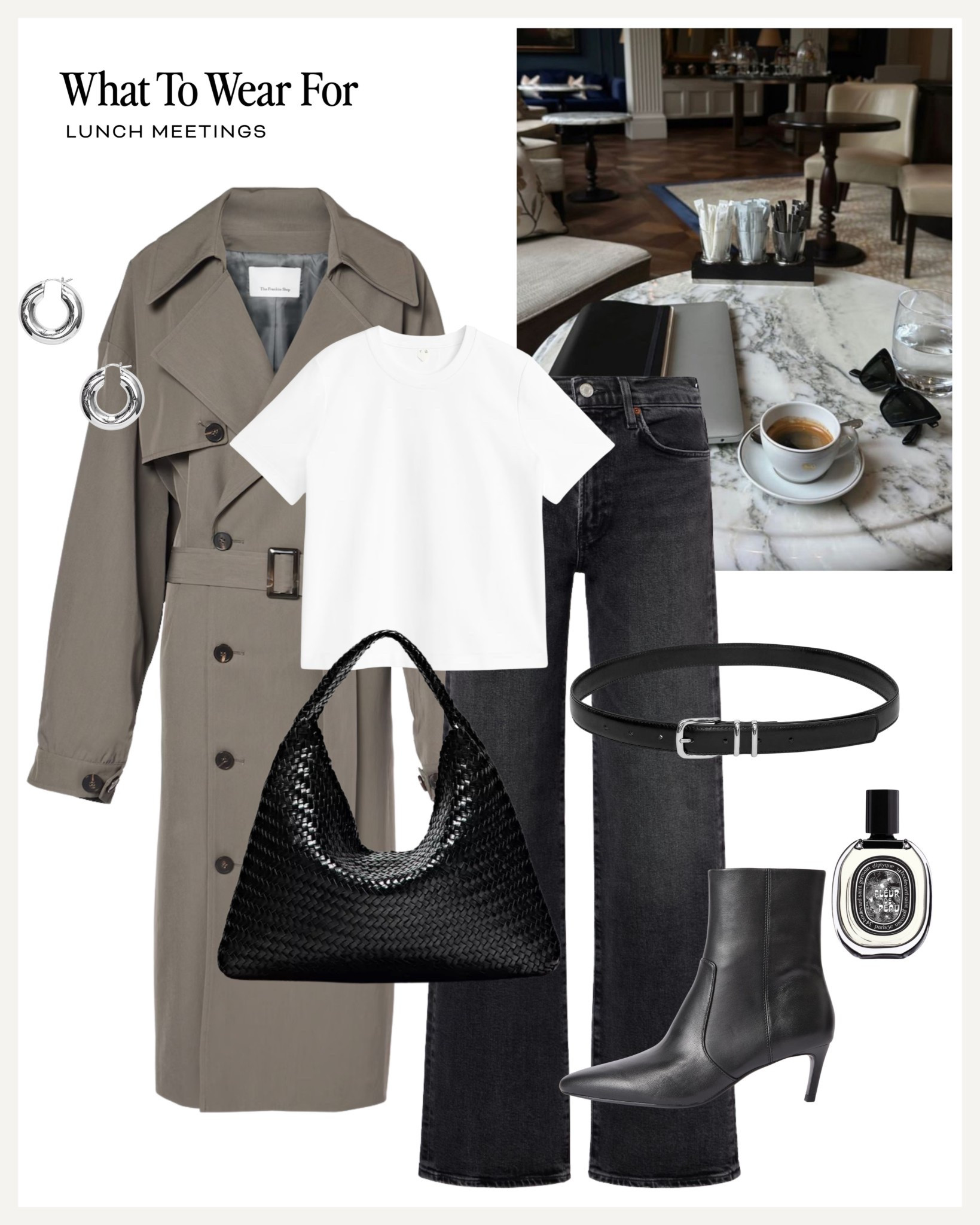 Lunch meetings 💻 

Trench coat / autumn style / grey outfit / heeled boots / workwear outfit 

#LTKautumn #LTKuk
