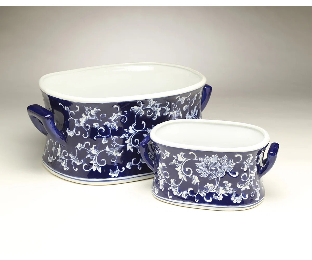 Charlton Home® Ferrin Porcelain Pot Planter & Reviews | Wayfair | Wayfair North America