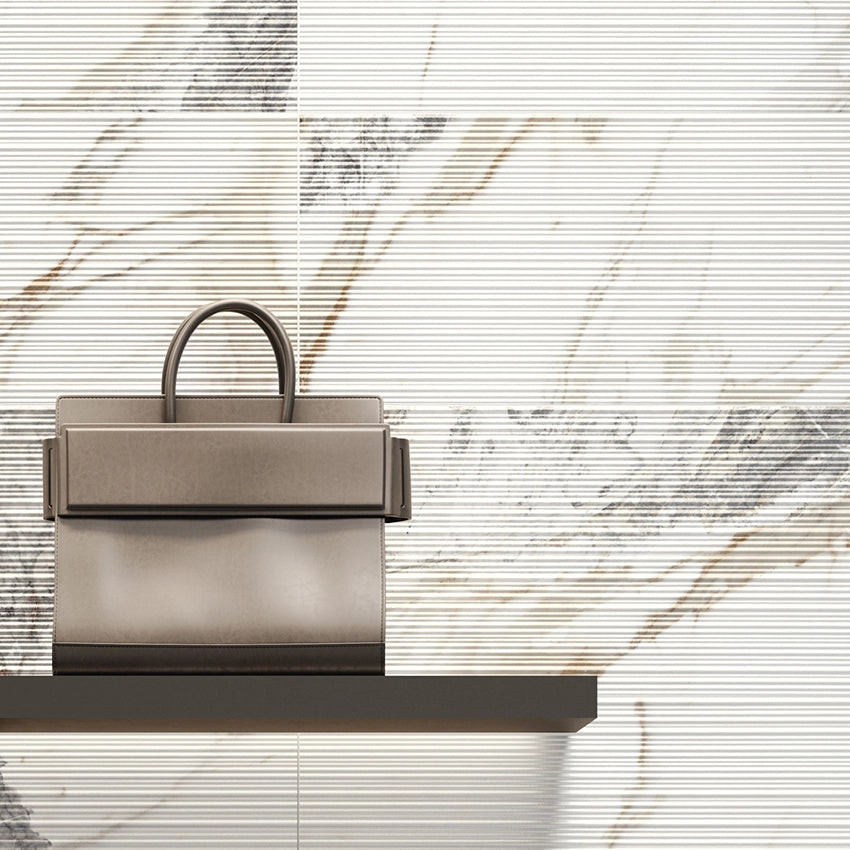 Orenda Dawn Textured 12x48 Large-Format Porcelain Tile | Tile Club