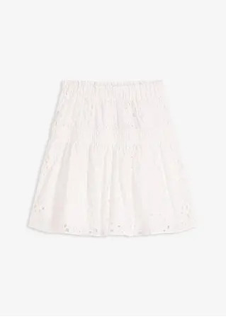 Minirock mit Lochstickerei | Bonprix DE