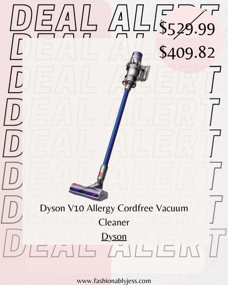 Great deal on this Dyson V10 vacuum! Perfect if you’re looking for a powerful lightweight vacuum! 
#dyson #vacuum #homedeals #homefinds

#LTKhome #LTKsalealert #LTKFind
