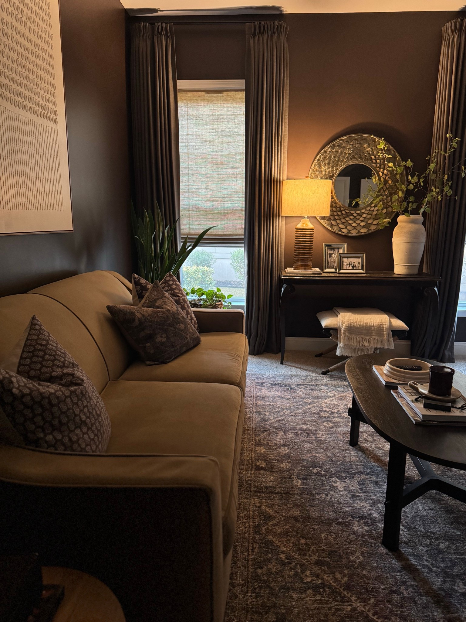 The den is in a mood. 🤎
#moody #cozy #vibe

#LTKHome