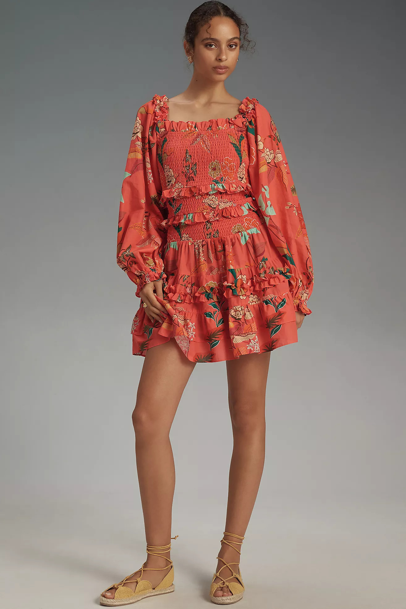 Mac Duggal Sleeveless V-Neck Bow Mini Dress | Anthropologie (US)