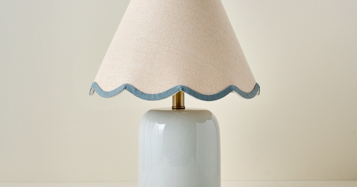 Farrah Table Lamp - Mist Blue | Magnolia