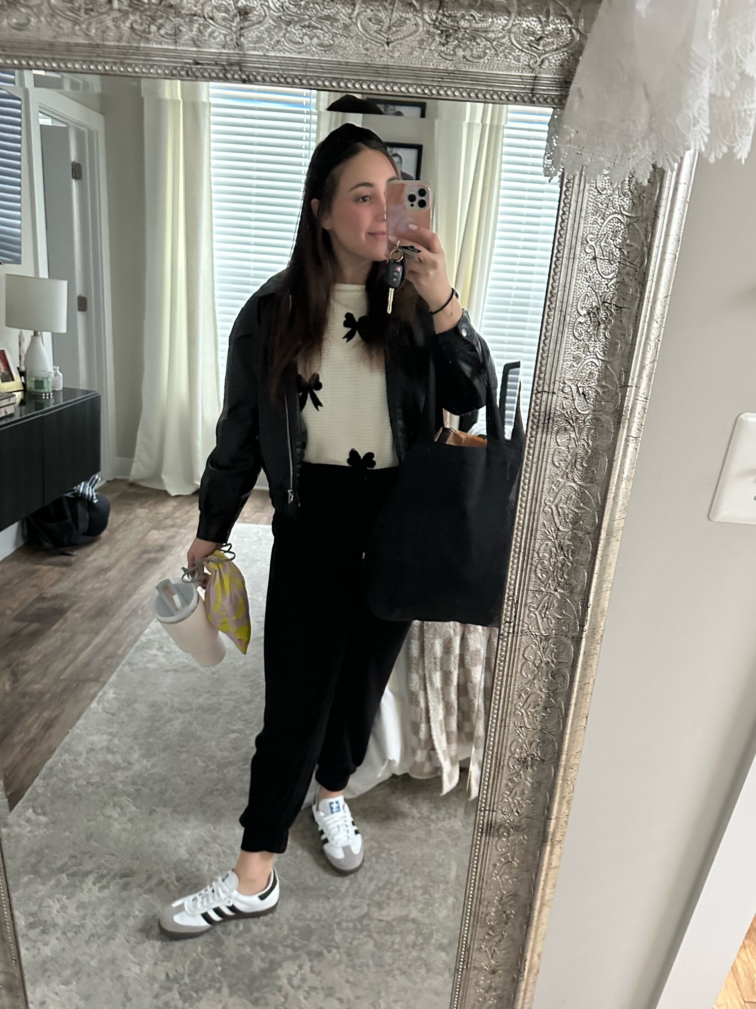 had to grab a very quick picture before running out of the house this morning for work! My samba shoes are new and I love them!! So comfy and I was able to buy a big kids size 7 which is the same as a women’s 8.5. They fit perfectly & saved me some $$!! 

#LTKworkwear #LTKstyletip #LTKMostLoved