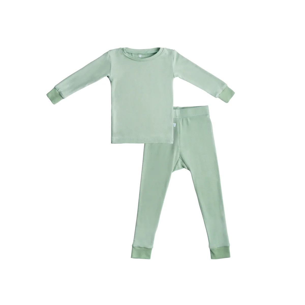 Toddler/Kids Bamboo Pajamas - Sage Green | Dreamland Baby