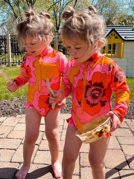 Cutest, coziest swimsuit for your babes 🧡💛💖 

On sale!! 

#toddlerswim #toddlerootd #toddlerfashion #LTKsale

#LTKswim #LTKbaby #LTKfamily