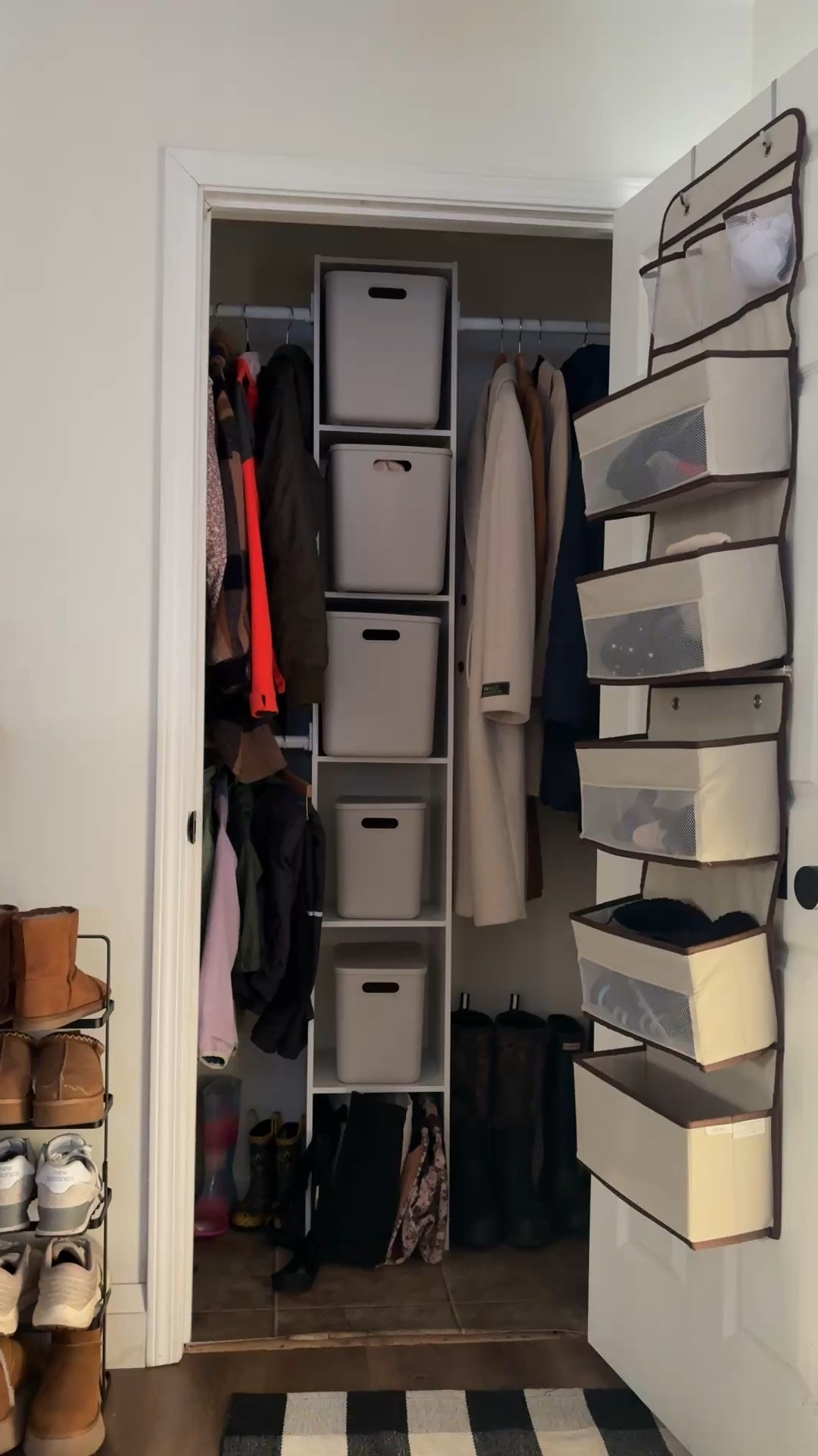 Small closet organizer and storage system.

Canadian tire, home organization, closets, closet storage, home decor 

#LTKU #LTKSaleAlert #LTKHome