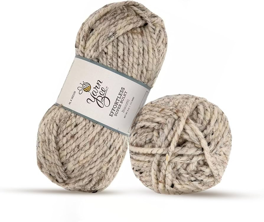 Yarn Bee Super Bulky Yarn for Crocheting & Knitting Soft Skein 111 Yards of 80% Acrylic & 20% Alp... | Amazon (US)