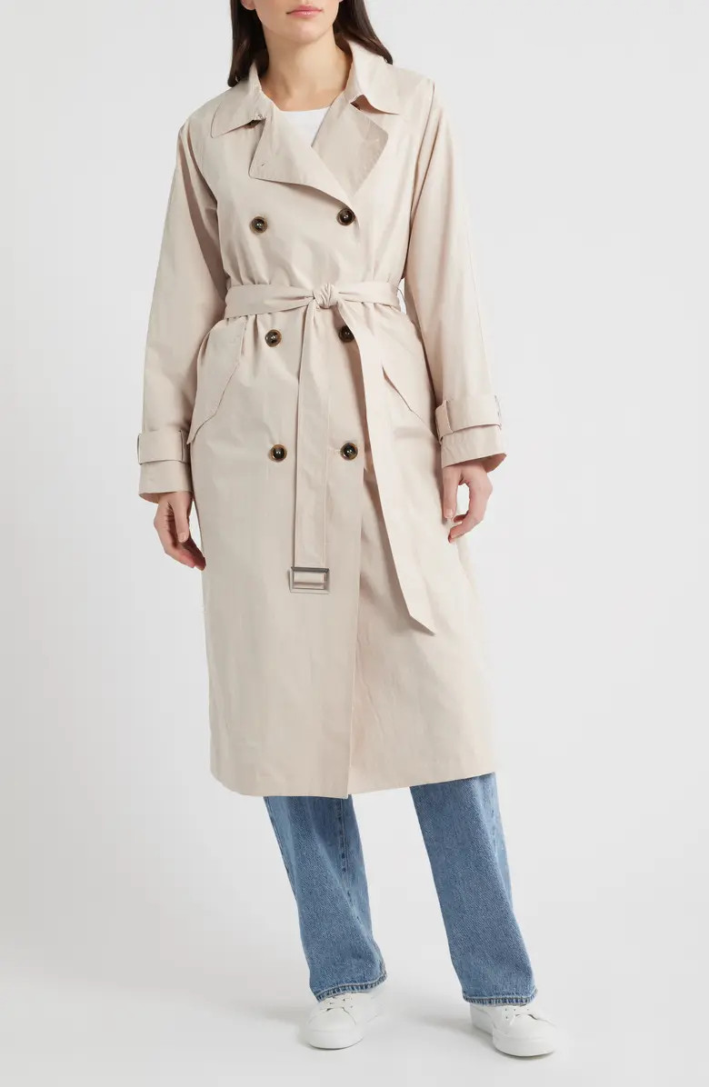 Long Double Breasted Trench Coat | Nordstrom