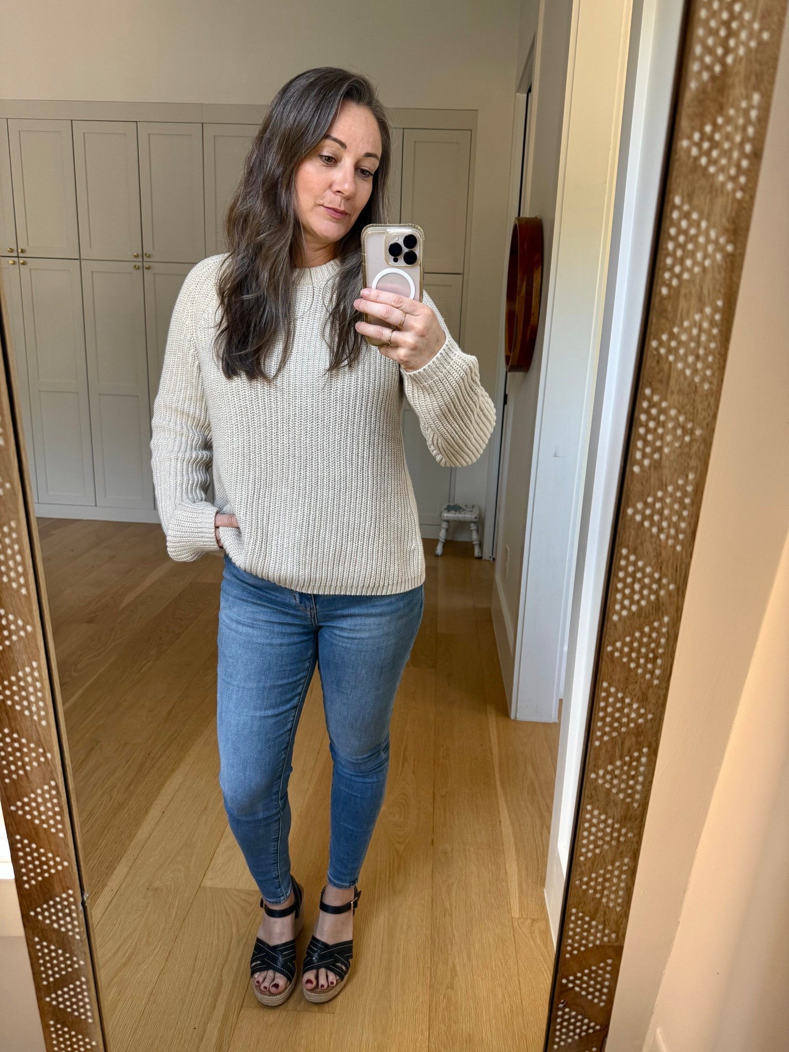 The perfect Fisherman Crew and its 100% organic cotton at an affordable price. This fall sweater will be on repeat for my fall capsule wardrobe 

#LTKStyleTip #LTKHome #LTKPetite