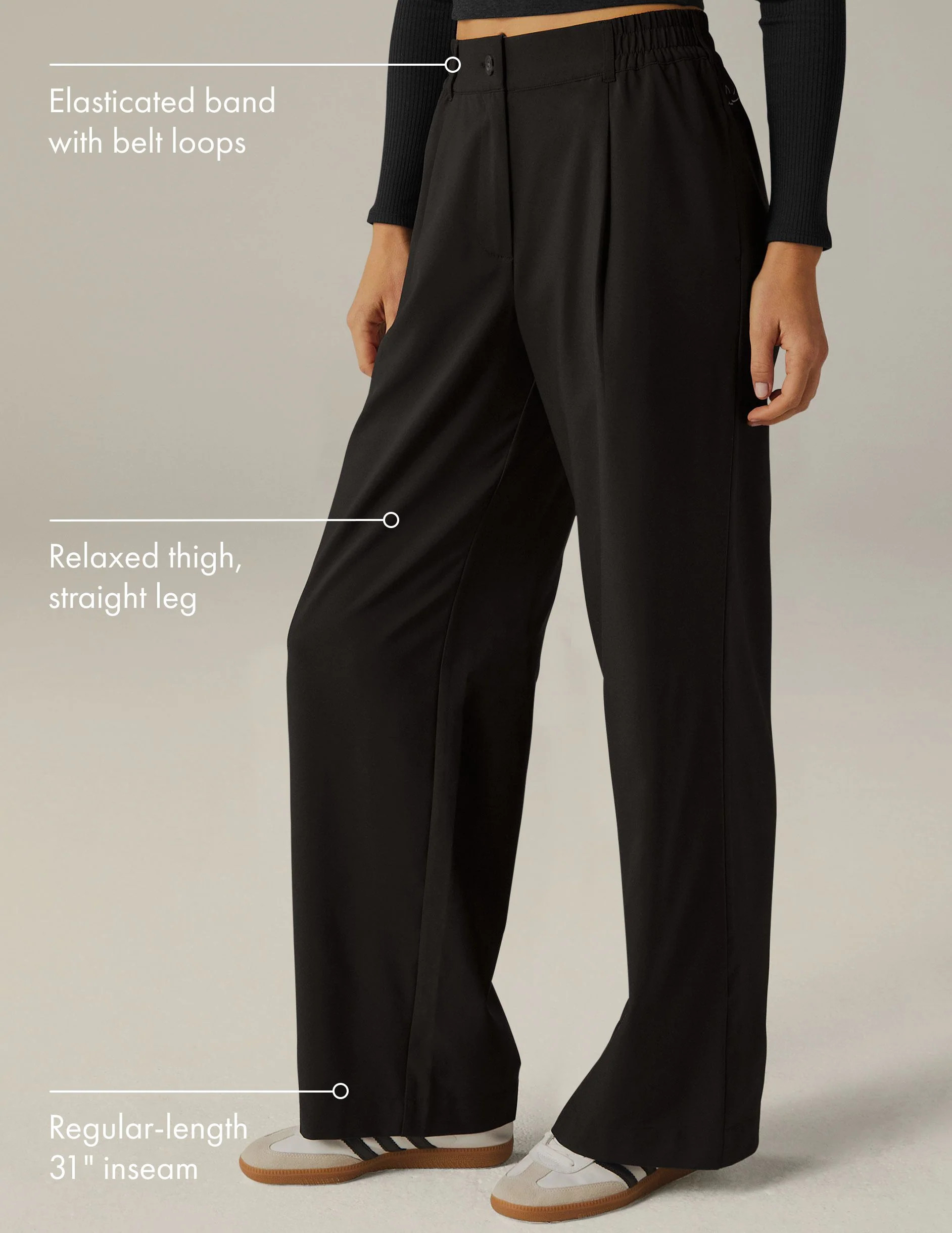 Status Wide Leg Trousers | Beyond Yoga | Beyond Yoga