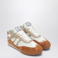 Chloé Chloé Kick Brown And White Sneakers In Mesh And Leather | Balardi (US & Canada)