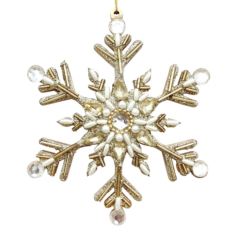 Snowflake Ornament, 4.5" | At Home