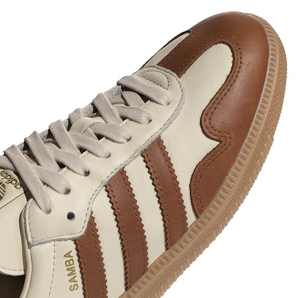 Womens adidas Samba OG Athletic Shoe - Wonder White / Dusky Bronze / Gold Metallic | Journeys