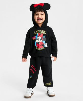 Disney | Macy's Toddler Girls Minnie Mouse Fleece Hoodie & Jogger Pant Set, Macy's Exclusive - Ma... | Macy's