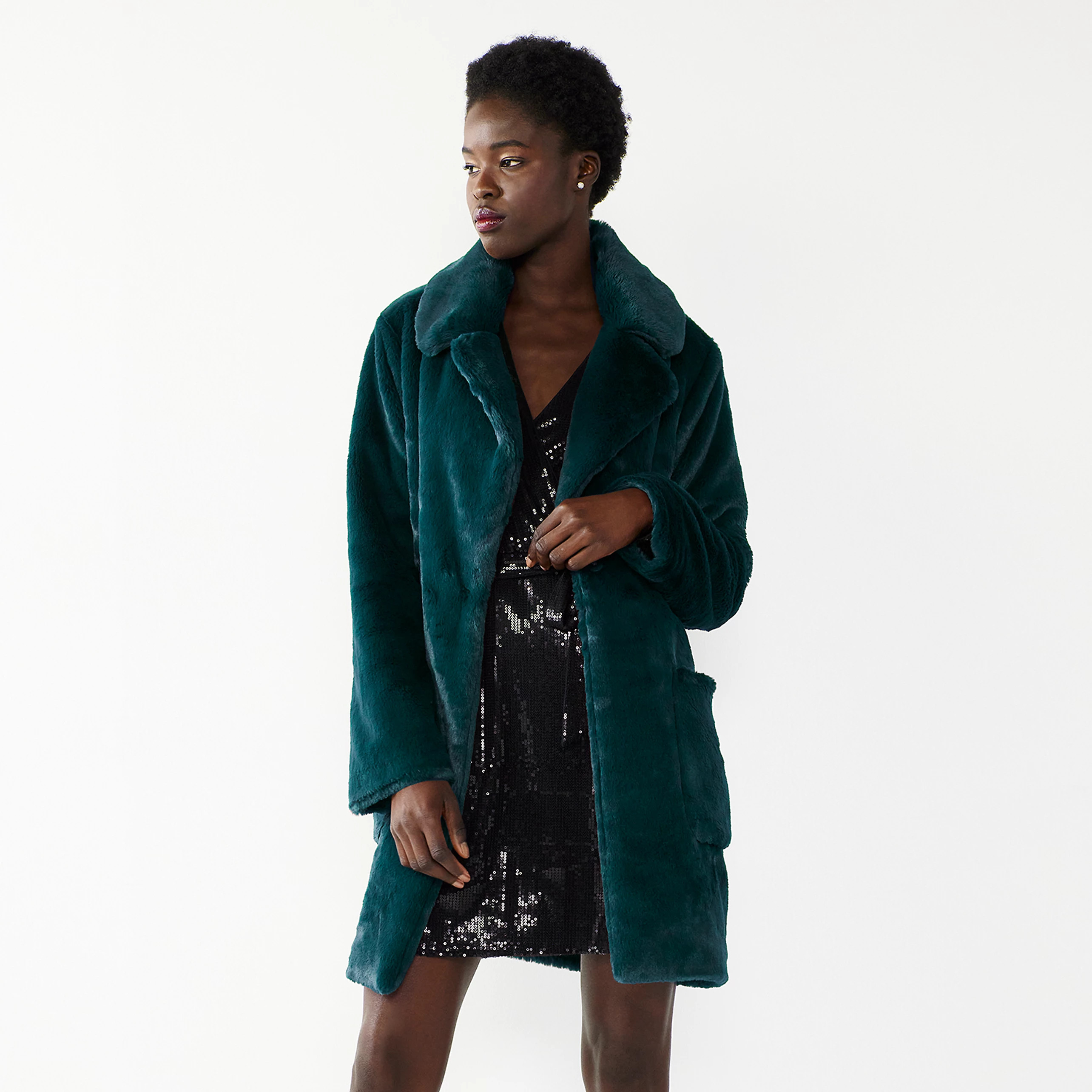 Women's Cara Santana x Nine West Faux-Fur Jacket | Kohls | Kohl's