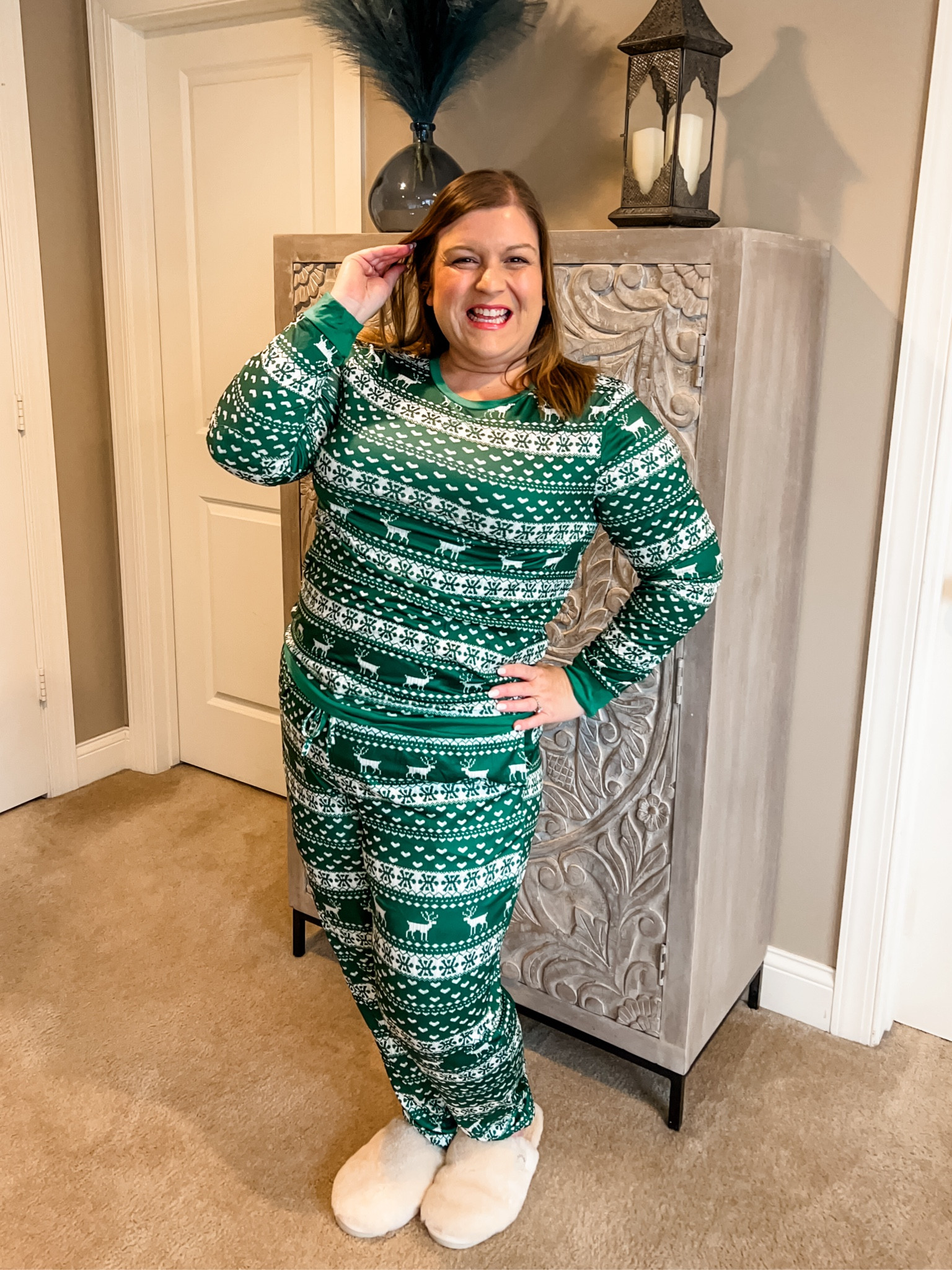 Christmas pajamas sorted! ✨🦌

#LTKFindsUnder50 #LTKOver40 #LTKHoliday