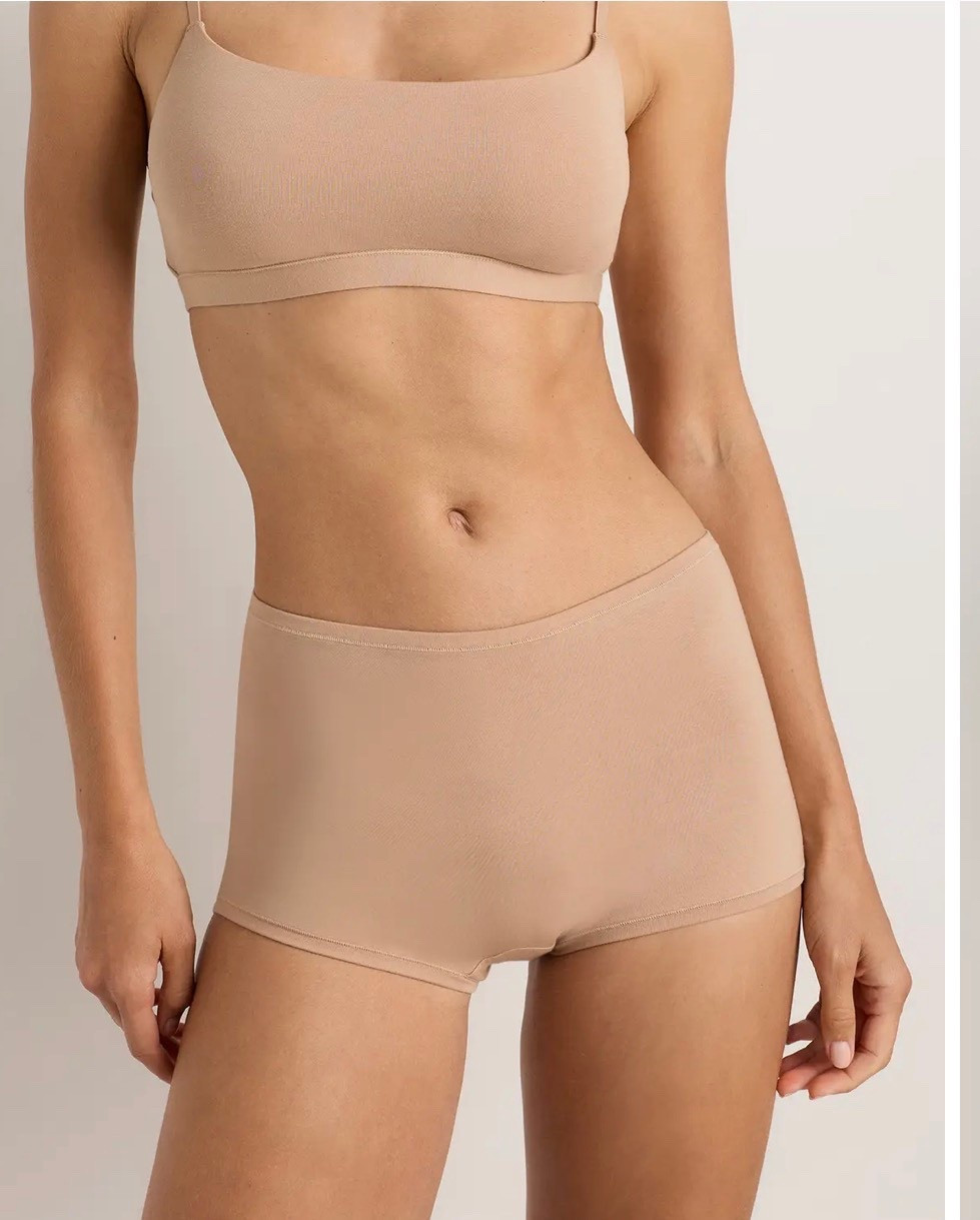 Used to wear similar version from Skims. I switched. Come in a six pack for $30 available in several colors. 

#LTKPetite #LTKootd