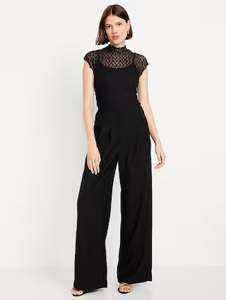 Extra High-Waisted Super Wide-Leg Pants | Old Navy (US)
