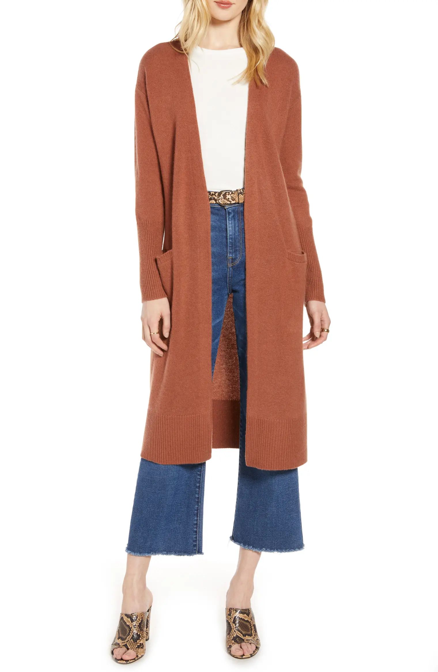 Wool & Cashmere Long Cardigan | Nordstrom