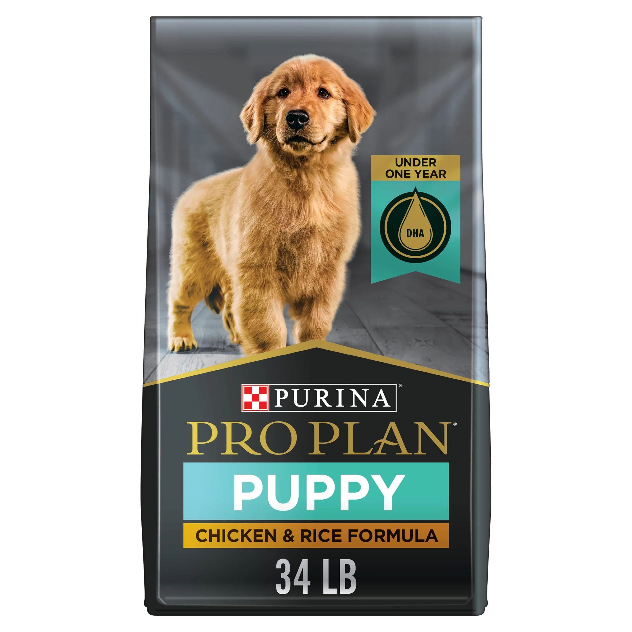 Purina Pro Plan Puppy Dry Dog Food, Lean Muscle Support, High Protein Chicken & Rice, 34 lb Bag | Walmart (US)