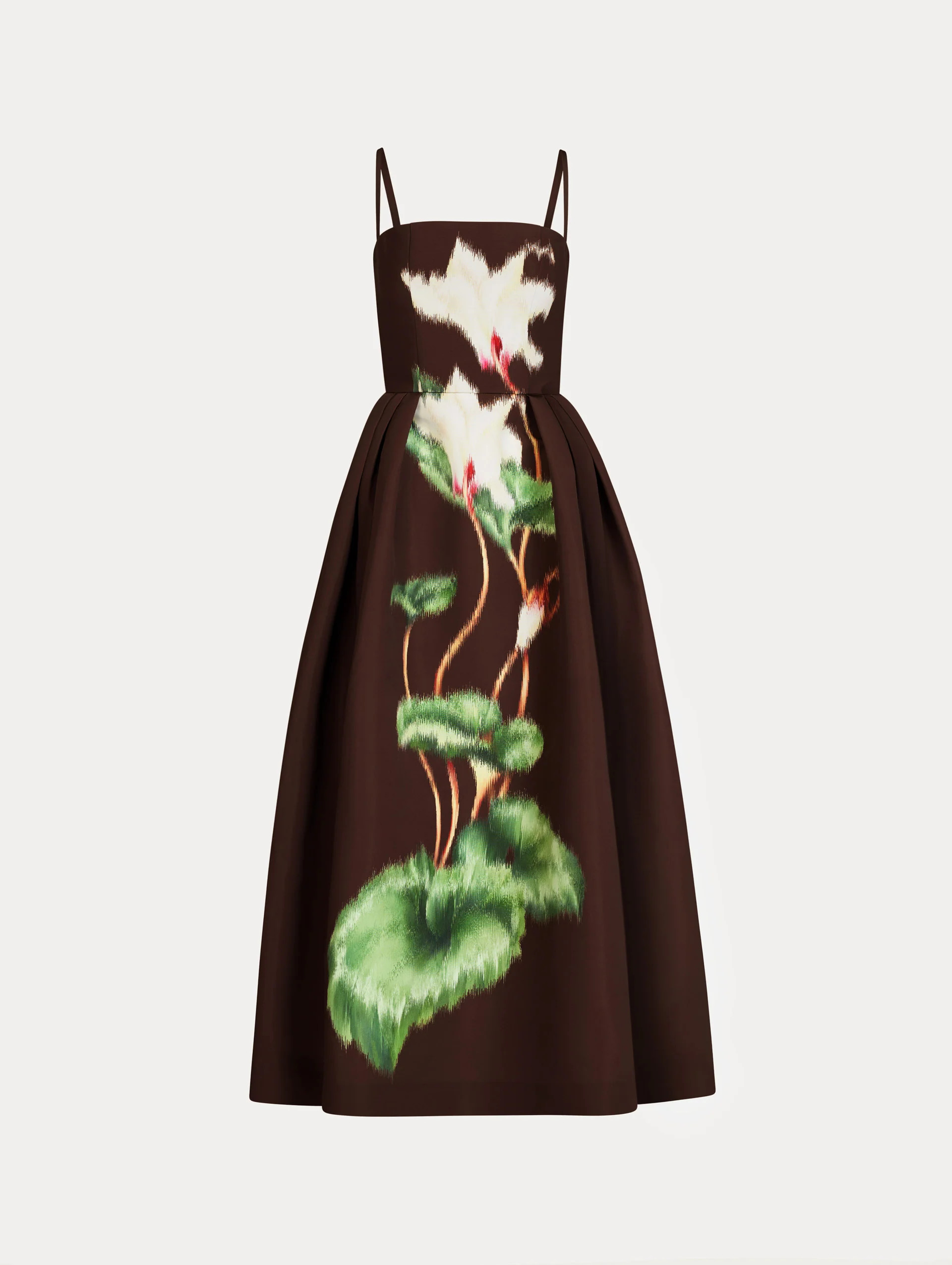 Chiné Cyclamen Faille Cocktail Dress | Oscar de la Renta