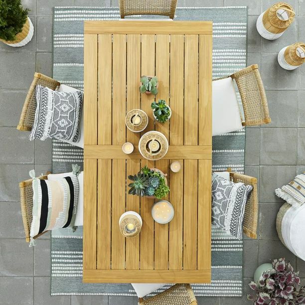 Better Homes & Gardens Ashbrook Dining Table by Dave & Jenny Marrs - Walmart.com | Walmart (US)