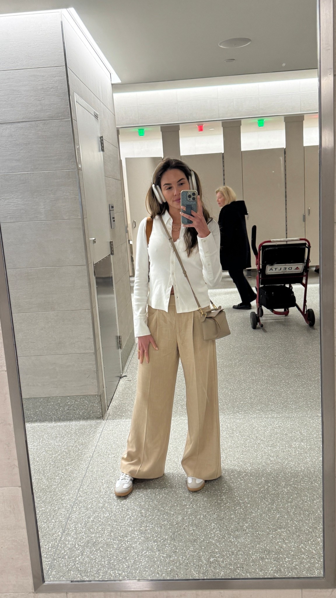 This set is an investment but let me tell you I have tried so many different white tops and slacks and none of them fit like these do.