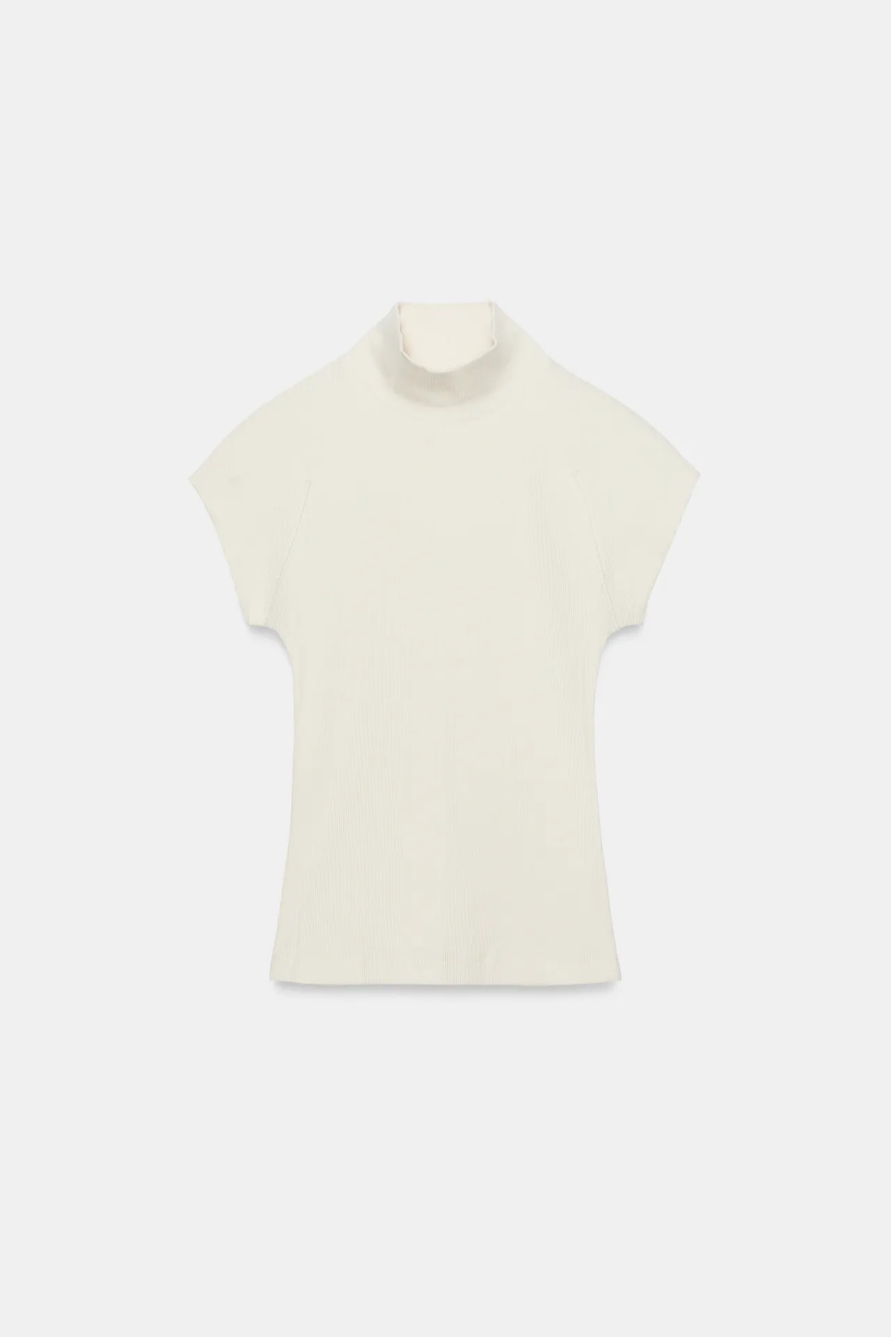 GERIPPTES T-SHIRT MIT HOHER taille | Zara DE