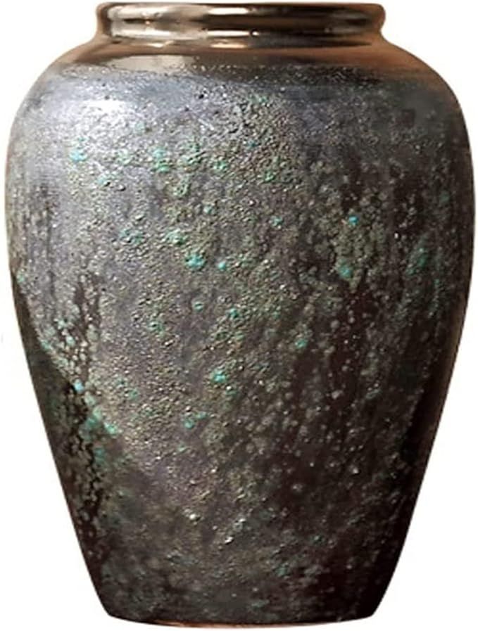 LQX WANGXIAOYUE Vase Simple Stoneware Flower Ornaments Ceramic Vase Handicraft Ornaments (Color :... | Amazon (US)