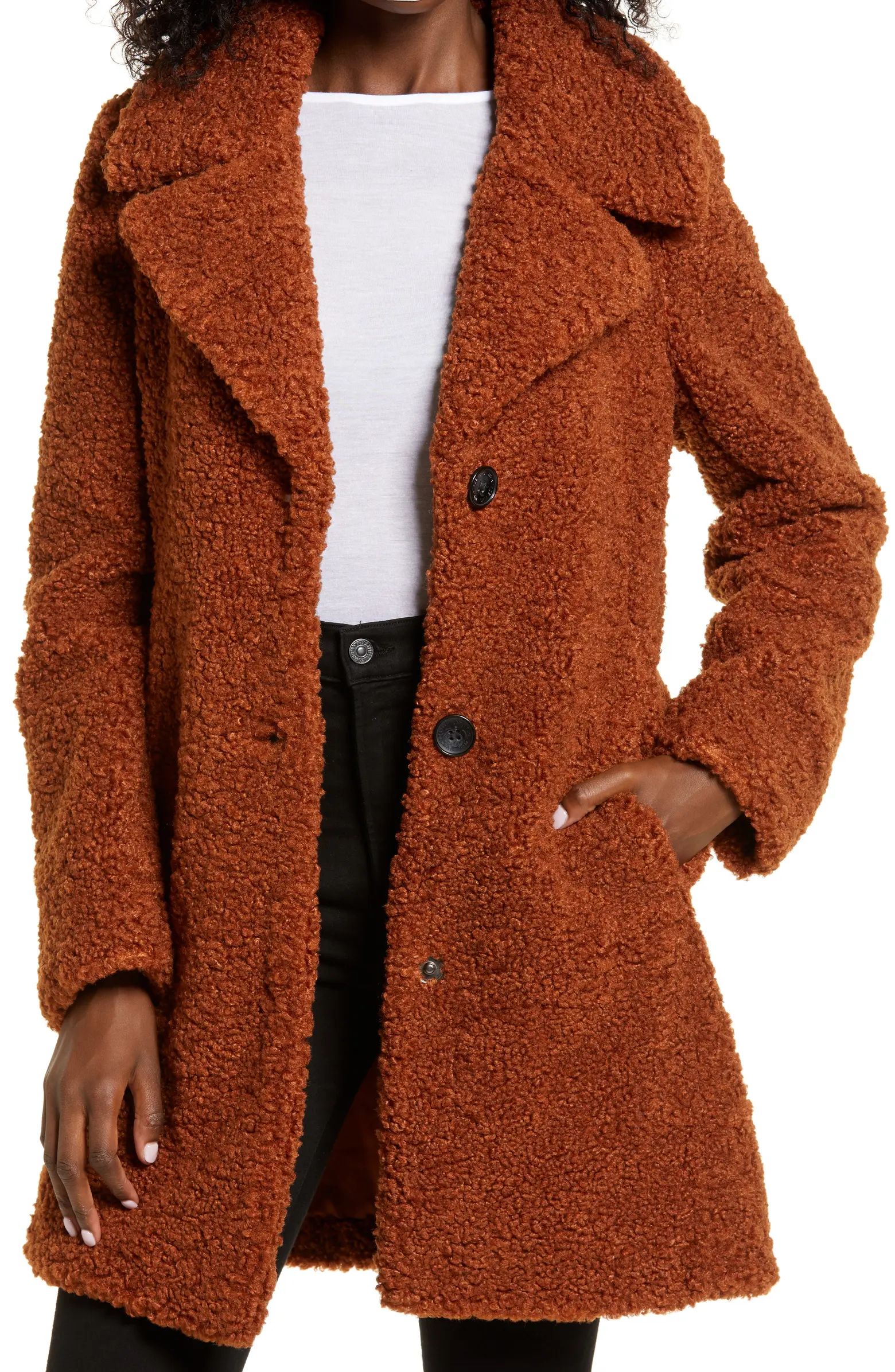 Faux Fur Teddy Coat | Nordstrom