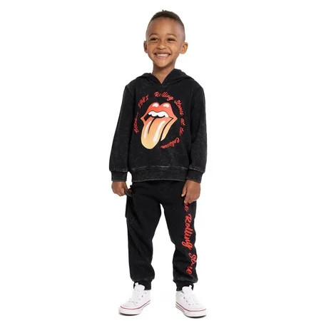 Rolling Stones Toddler Boys Graphic Hoodie and Jogger Pants Set, 2-Piece, Sizes 12M-5T | Walmart (US)