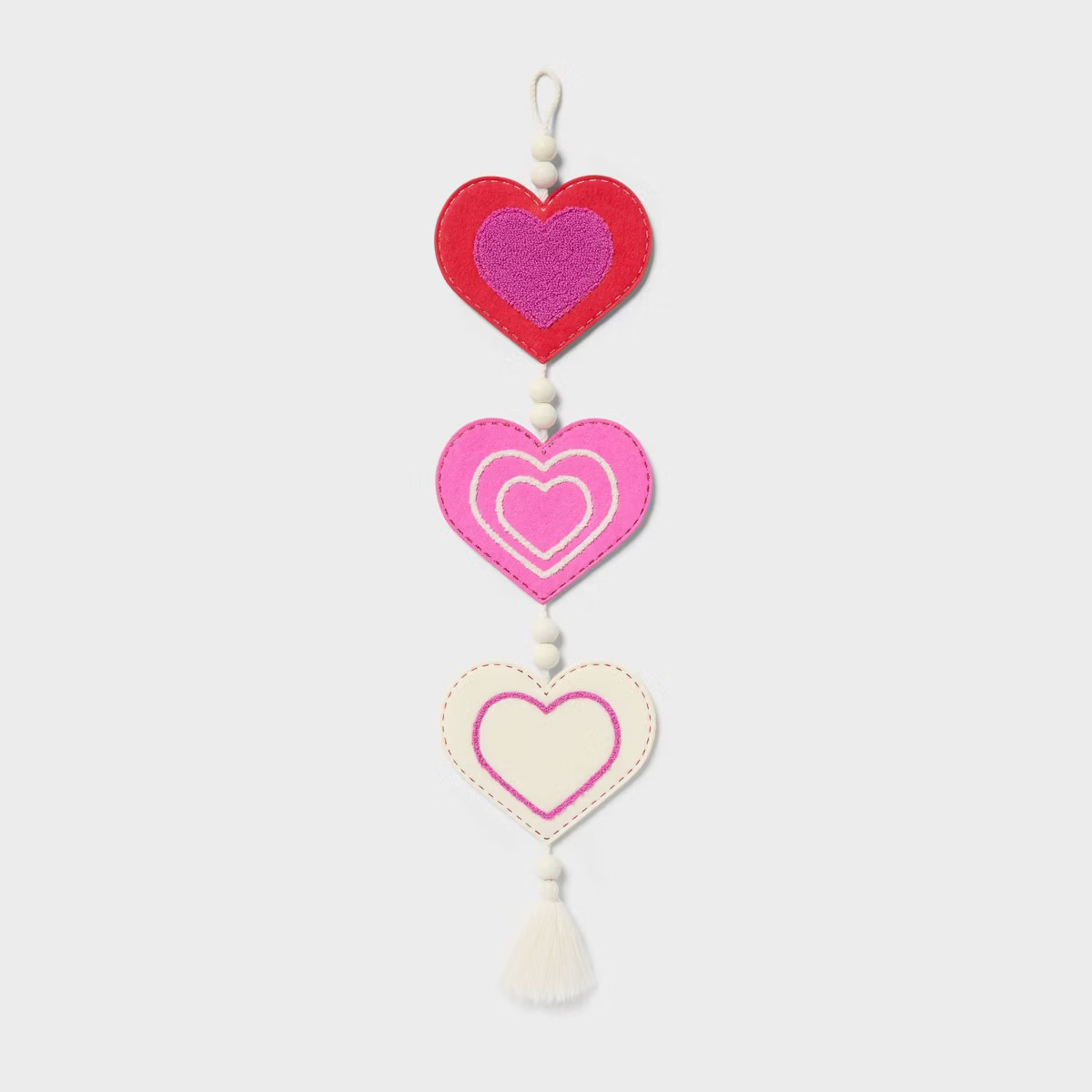 Valentine's Day Hanging Vertical Felt Hearts Decor - Spritz™ | Target