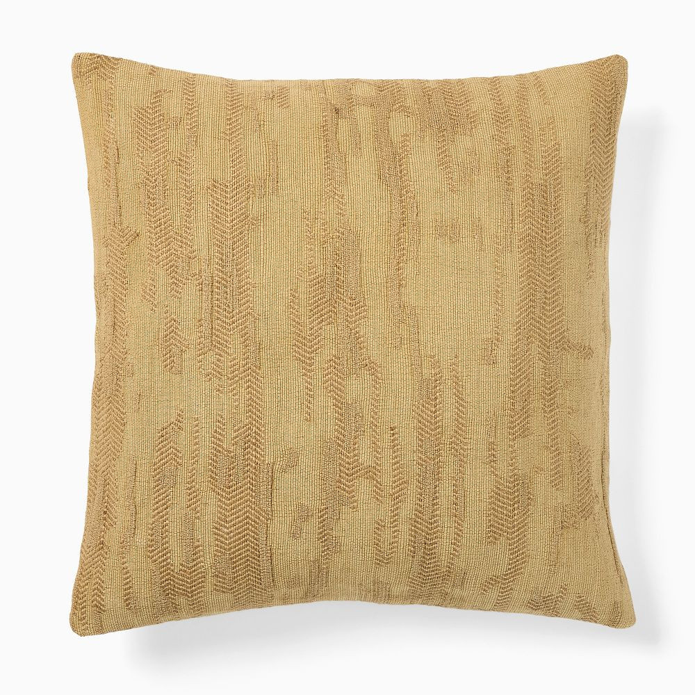 Distressed Herringbone Pillow Cover | West Elm (US)