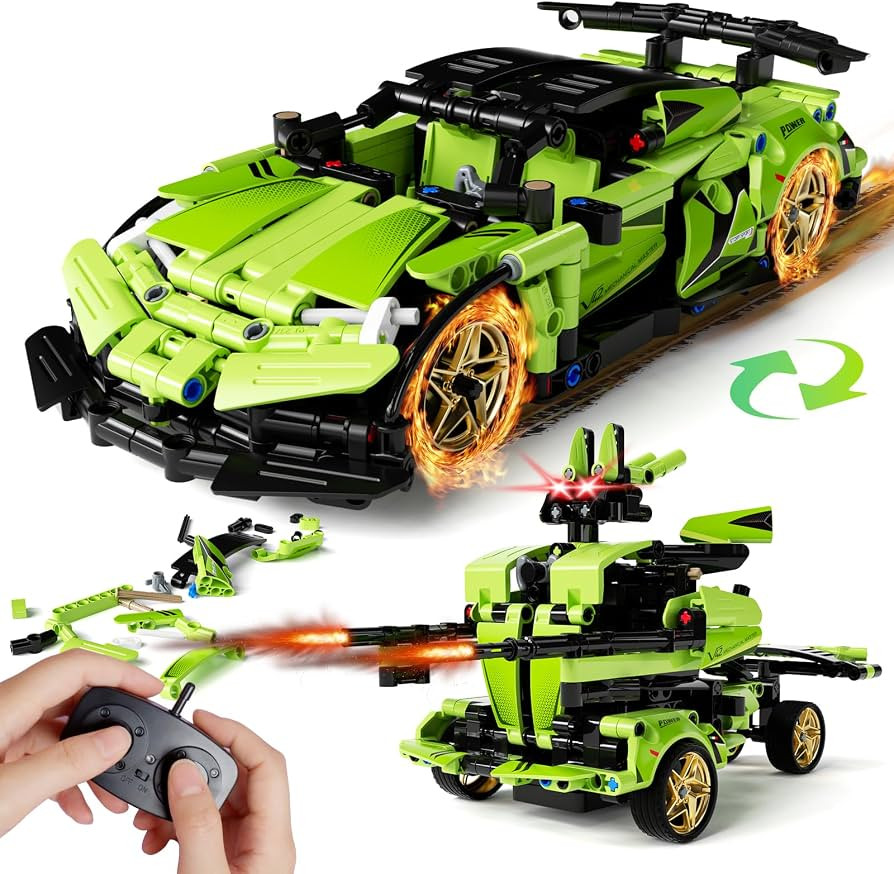 Remote & APP Controlled Robot/Car STEM Building Kit for Kids, 2in1 STEM Building Toys, 461 Pcs Ed... | Amazon (US)