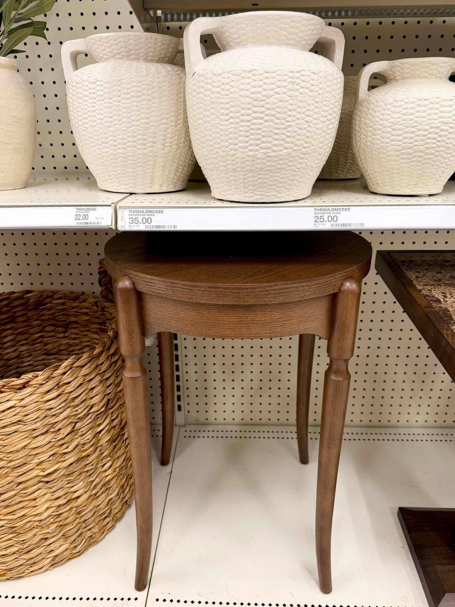 New at Target! 🎯 This little wood accent table is full of charm with its classic cabriole legs and rich walnut finish. 🤎The perfect size for styling next to a chair, sofa, or bedside. I’ve linked it and other cute side tables in my LTK! ✨ @Target #accenttable #sidetable #targetfind

#LTKHome #LTKSaleAlert