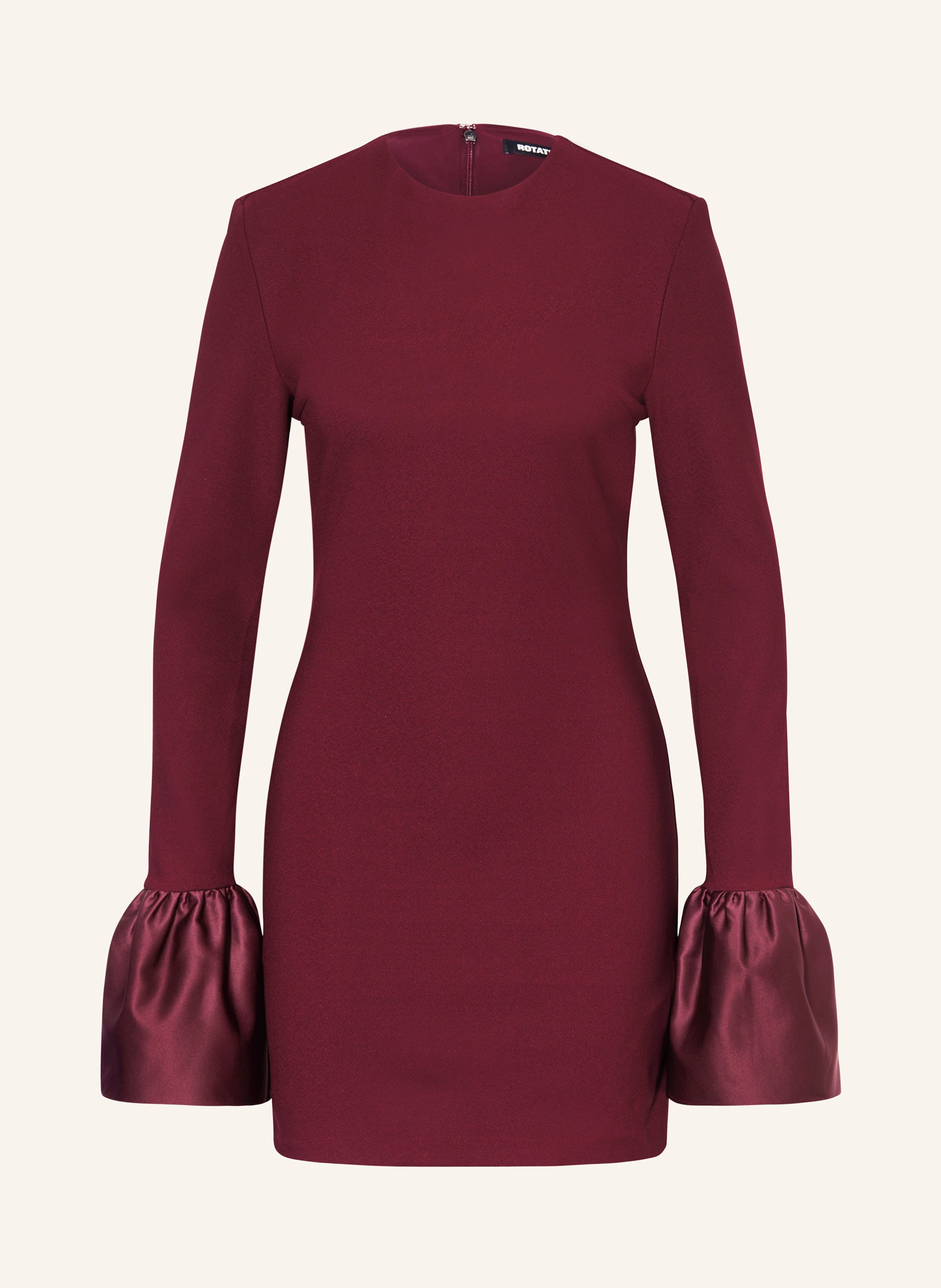 ROTATE Cocktailkleid mit Mesh in dunkelrot | Breuninger (DACH)