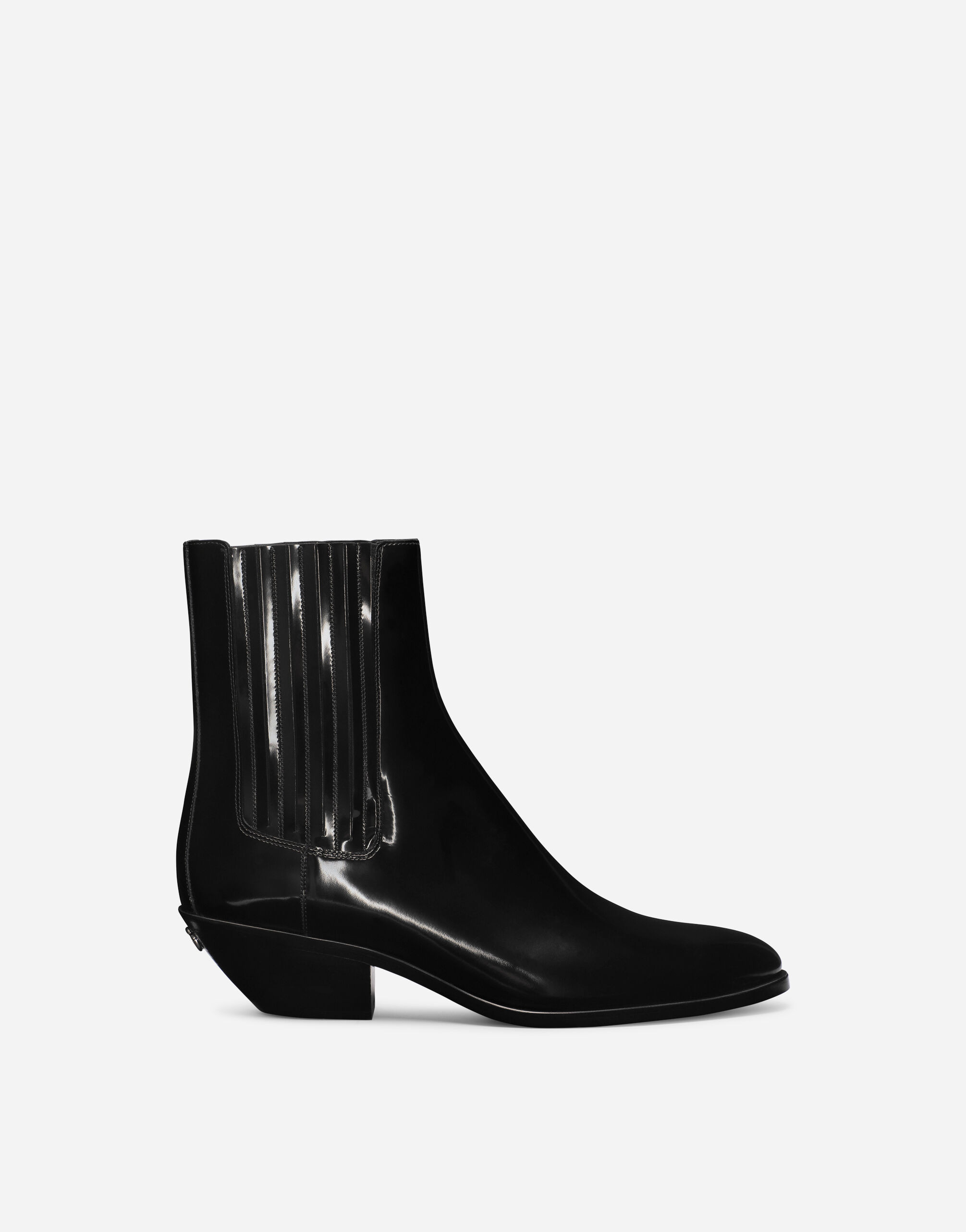 Polished calfskin Texan boots | Dolce & Gabbana