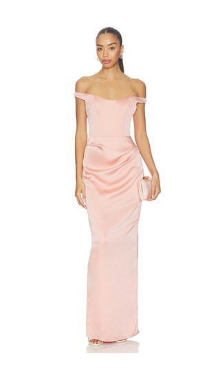 Tempest Gown in Apricot Blush | Revolve Clothing (Global)